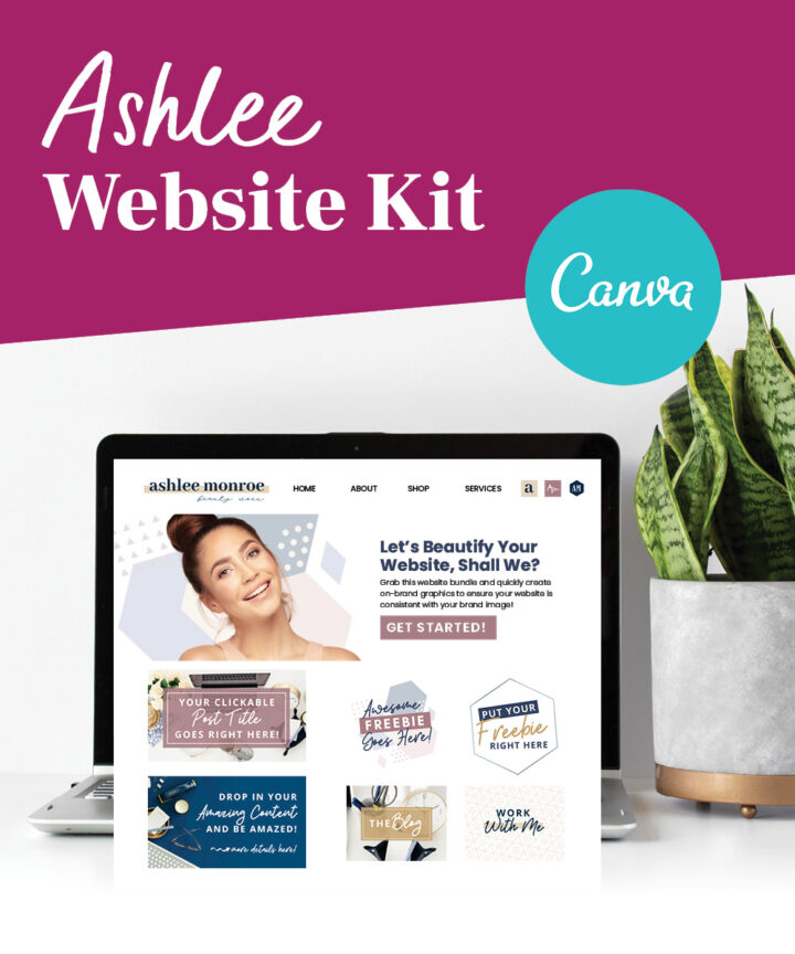 Ashlee Website Graphic Kit