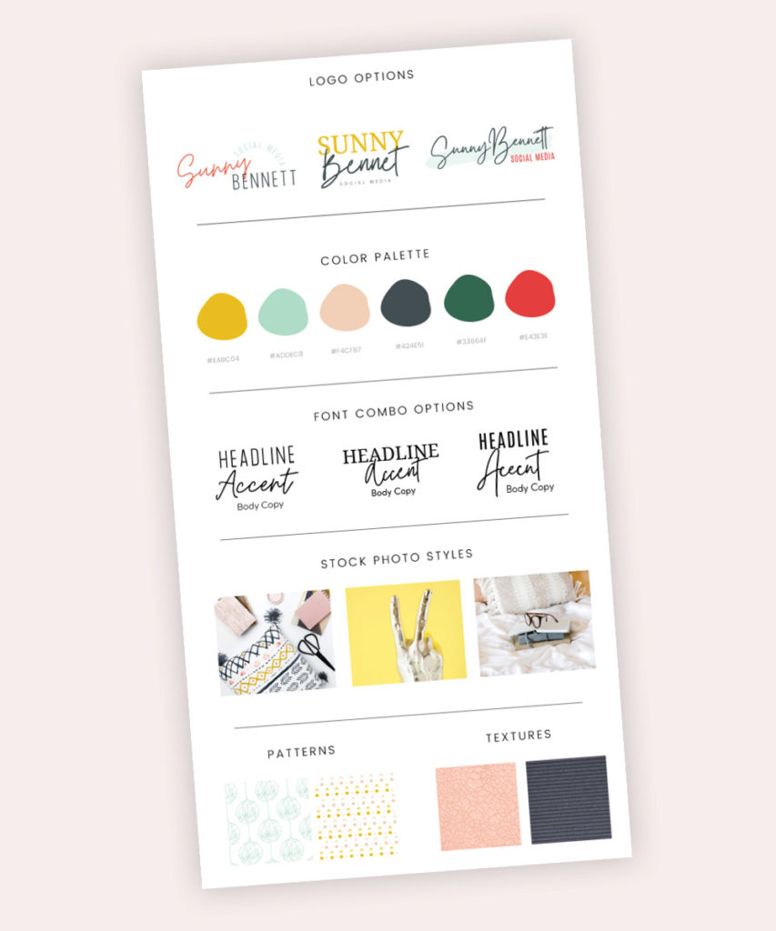 Sunny Brand Kit - Kristin Rappaport